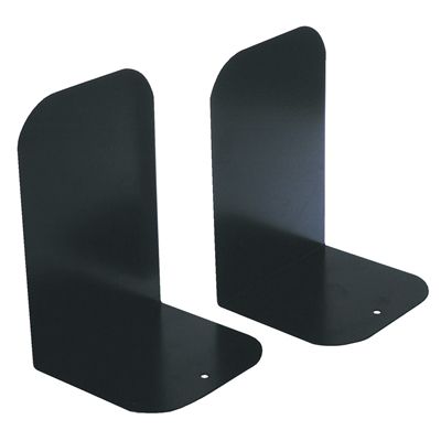 Image for ESSELTE ELEMENTS METAL BOOKENDS BLACK from Copylink Office National