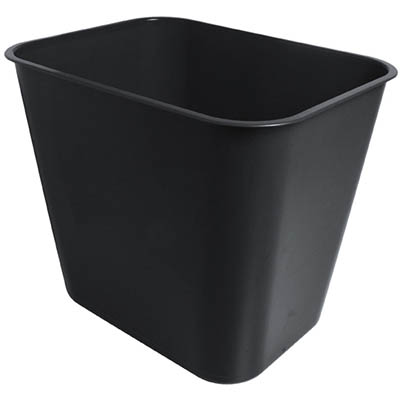 Image for ESSELTE SWS PLASTIC WASTE BIN 15 LITRE BLACK from Surry Office National