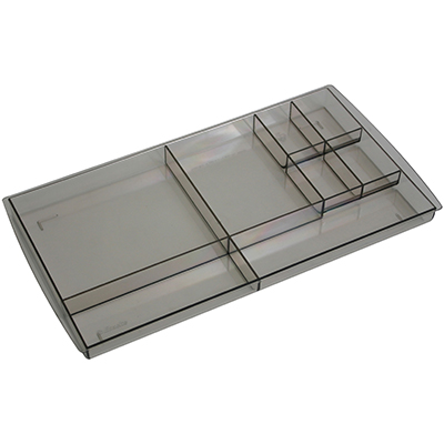 Image for ESSELTE NOUVEAU DRAWER TIDY SMOKE from OFFICE NATIONAL CANNING VALE