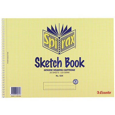 Image for SPIRAX 534 SKETCH BOOK SPIRAL BOUND 40 PAGE A4 from Emerald Office Supplies Office National