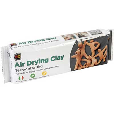 Image for EDUCATIONAL COLOURS AIR DRYING CLAY 1KG TERRACOTTA from Two Bays Office National
