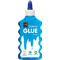 educational colours colour glue 177ml blue