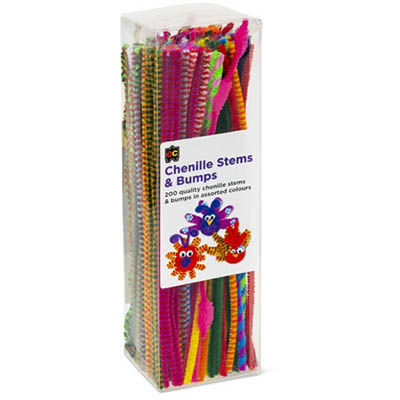 Image for EDUCATIONAL COLOURS CHENILLE STEMS AND BUMPS 300MM ASSORTED PACK 200 from Coleman's Office National
