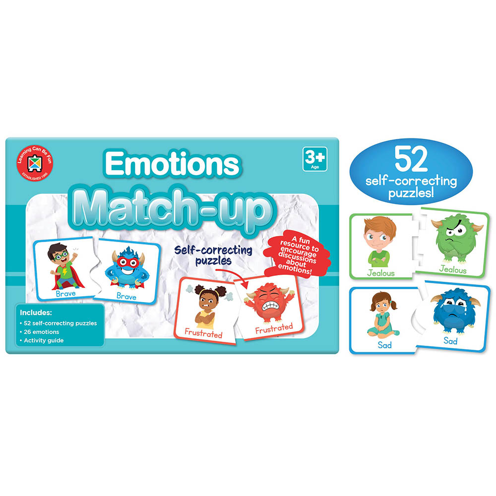 Image for LEARNING CAN BE FUN EMOTIONS MATCH UP from Angletons Office National