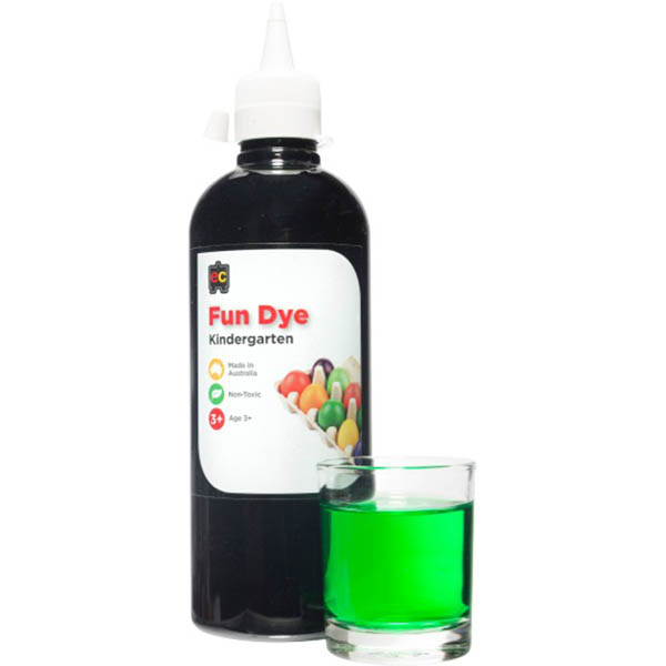 Image for EDUCATIONAL COLOURS KINDERGARTEN FUN DYE 500ML BRILLIANT GREEN from Chris Humphrey Office National