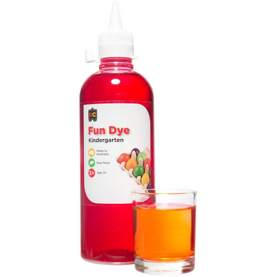 Image for EDUCATIONAL COLOURS KINDERGARTEN FUN DYE 500ML PINK from Premier Office National