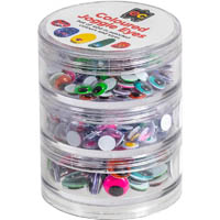 educational colours joggle eyes coloured assorted pack 400