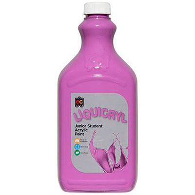 Image for EDUCATIONAL COLOURS LIQUICRYL JUNIOR STUDENT PAINT 2 LITRE LILAC from Surry Office National