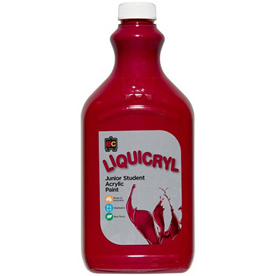Image for EDUCATIONAL COLOURS LIQUICRYL JUNIOR STUDENT PAINT 2 LITRE MAGENTA from Mackay Business Machines (MBM) Office National