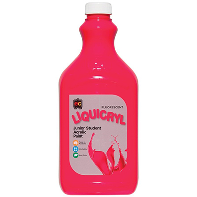Image for EDUCATIONAL COLOURS LIQUICRYL JUNIOR STUDENT PAINT 2 LITRE PINK from Discount Office National