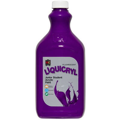Image for EDUCATIONAL COLOURS LIQUICRYL JUNIOR STUDENT PAINT 2 LITRE PURPLE from PaperChase Office National