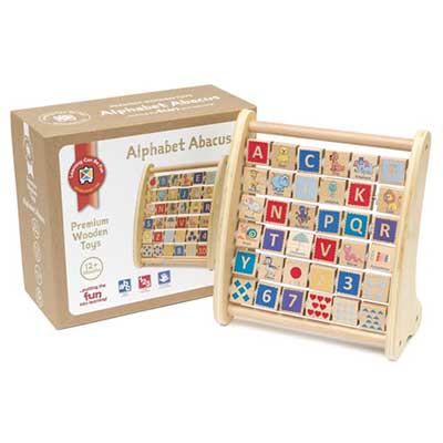 Image for EDUCATIONAL COLOURS ALPHABET ABACUS from Surry Office National