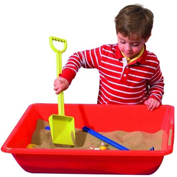 Image for EDUCATIONAL COLOURS SAND AND WATER PLAY TRAY RED from Surry Office National