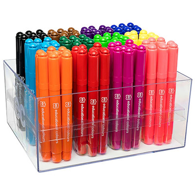 Image for EDUCATIONAL COLOURS MASTER MEGA MARKERS CRATE 96 from OFFICE NATIONAL CANNING VALE
