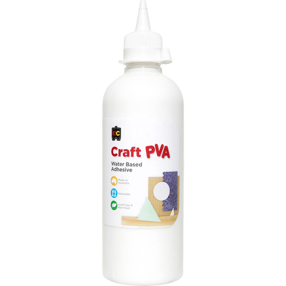 Image for EDUCATIONAL COLOURS CRAFT PVA GLUE 500ML from Office National ONE Solution Business Supplies
