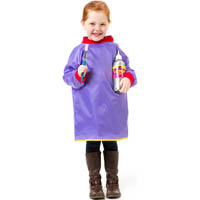 educational colours toddler smocks purple
