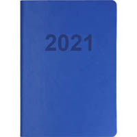 collins 2021 edge diary day to page 30 minute a5 blue