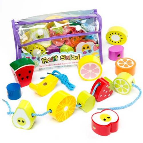 Image for ED.VANTAGE FRUIT SALAD THREADING BEADS PACK 12 from OFFICE NATIONAL CANNING VALE
