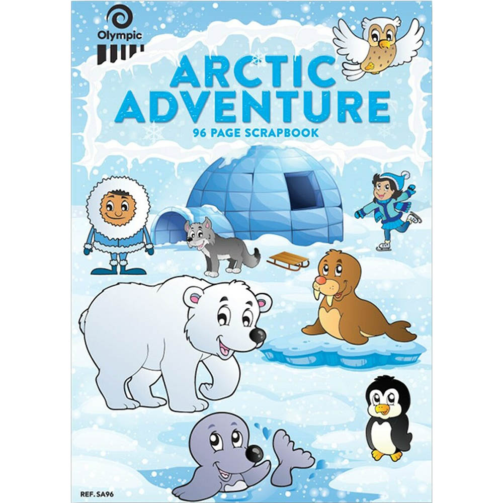 Image for OLYMPIC SA96 SCRAPBOOK ARTIC ADVENTURE 80GSM 96 PAGE 335 X 240MM from Discount Office National