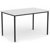 ekosystem canteen table 1200 x 750 x 730mm white/black