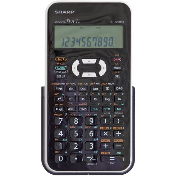 Image for SHARP EL-531XHB SCIENTIFIC CALCULATOR WHITE from Two Bays Office National