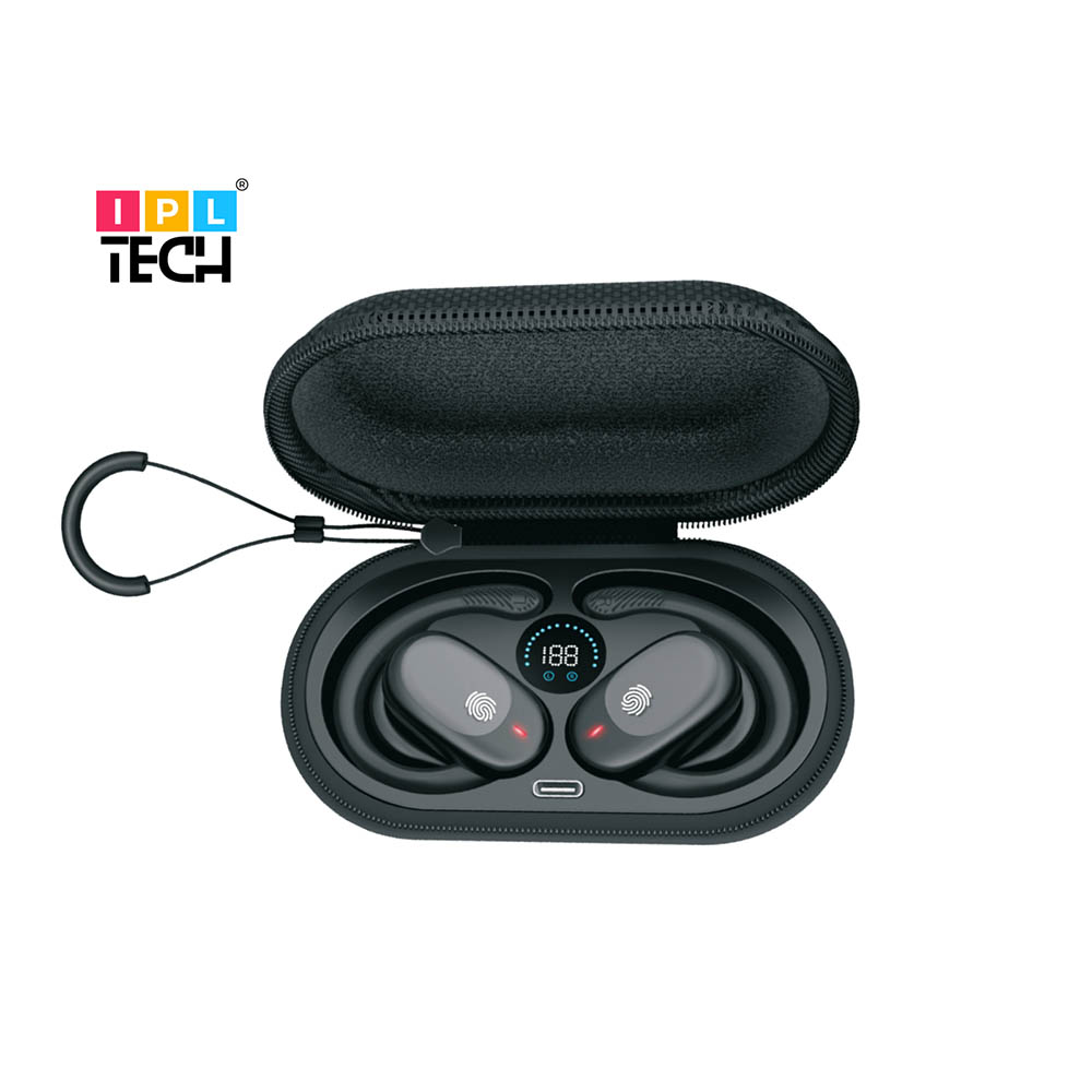 Image for IPL TECH TRUE WIRELESS IN-EARPHONE 300MAH BLACK from PaperChase Office National