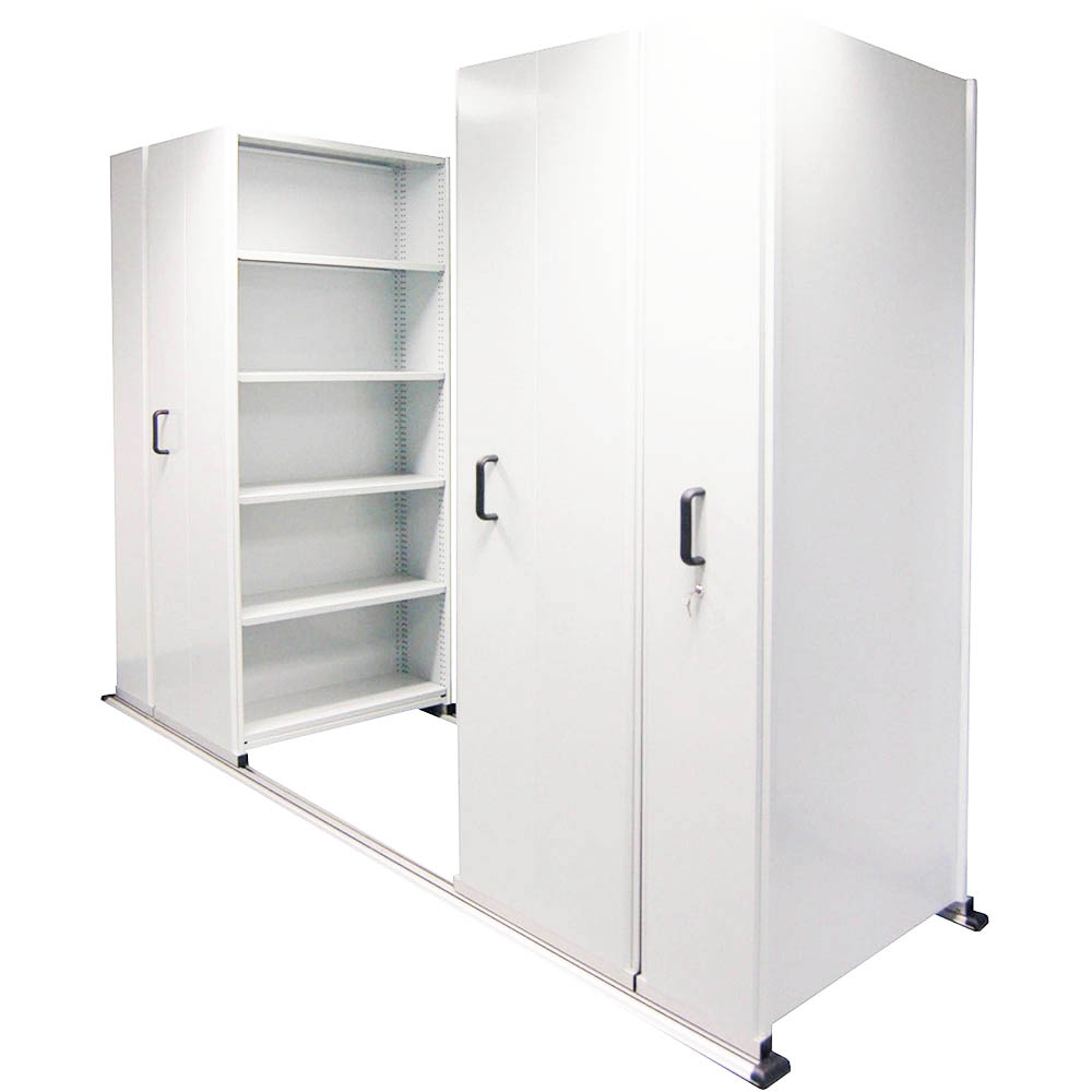 Image for APC EZISLIDE AISLE SAVER 4 BAY 5 SHELVES 2750 X 2175 X 900 X 400MM WHITE from OFFICE NATIONAL CANNING VALE