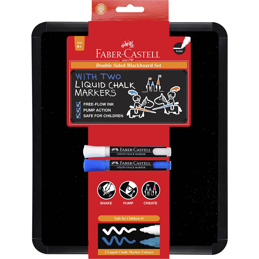Image for FABER-CASTEL DOUBLE SIDED BLACKBOARD SET from Office National Port Augusta