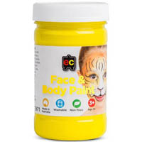 educational colours face paint 175ml yellow