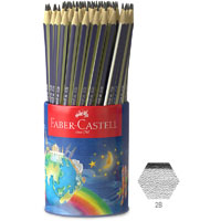 faber-castell goldfaber pencils 2b pack 72