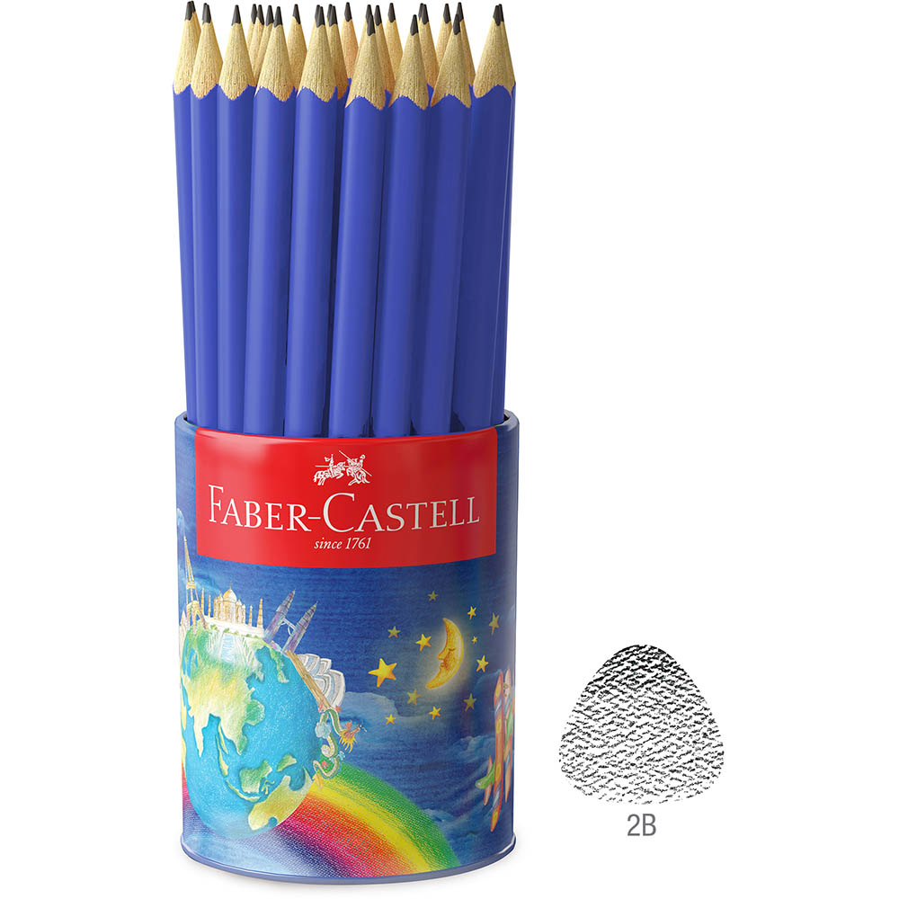 Image for FABER-CASTELL JUNIOR TRIANGULAR WRITING PENCILS 2B PACK 50 from OFFICE NATIONAL CANNING VALE
