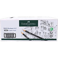faber-castell blackmatt 1111 graphite pencils 2b box 144