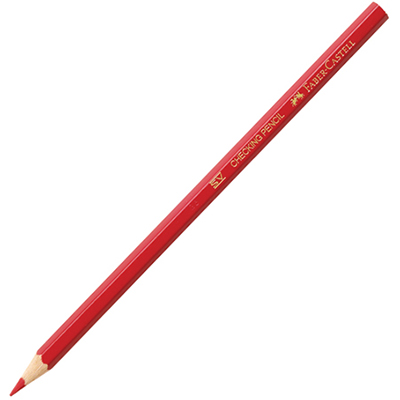 Image for FABER-CASTELL CHECKING PENCIL RED BOX 144 from Mackay Business Machines (MBM) Office National