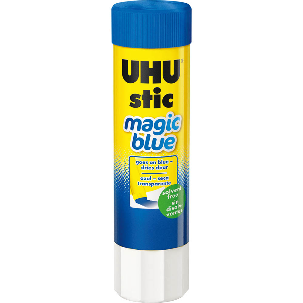 Image for UHU GLUE STICK MAGIC BLUE 8G from Office National Limestone Coast