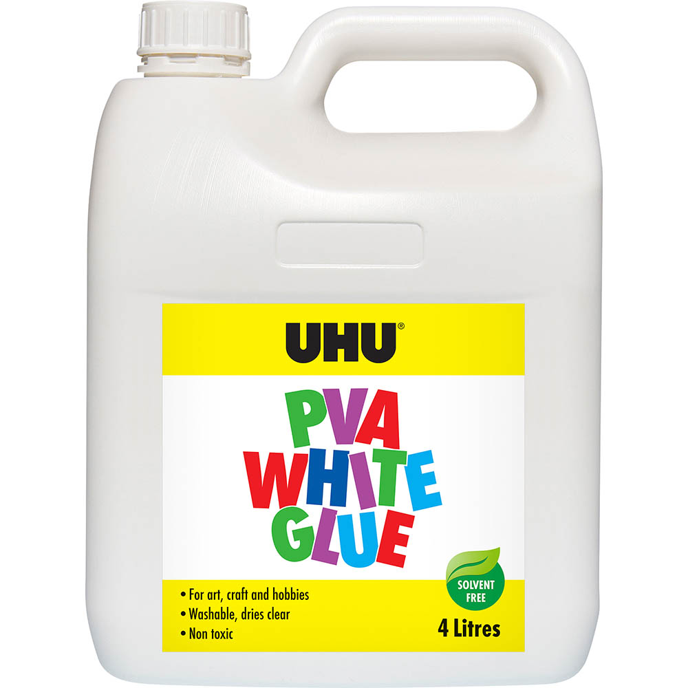 Image for UHU PVA WHITE GLUE 4 LITRES from PaperChase Office National