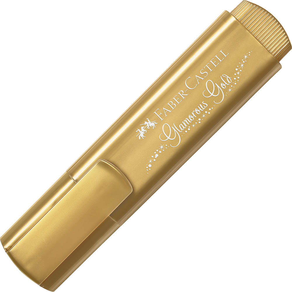 Image for FABER-CASTELL TEXTLINER HIGHLIGHTER METALLIC GLAMOROUS GOLD from Angletons Office National