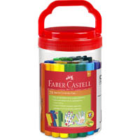 faber-castell jumbo connector pens assorted pack 28