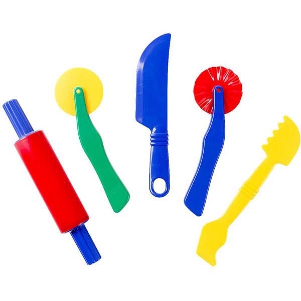 Image for EDUCATIONAL COLOURS FUN DOUGH ACCESSORIES ASSORTED PACK 5 from Complete Stationery Office National (Devonport & Burnie)