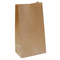 capri paper bag self-opening size 12 brown pack 500