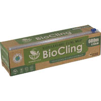 envirochoice biocling biodegradable cling wrap 330mm x 600m