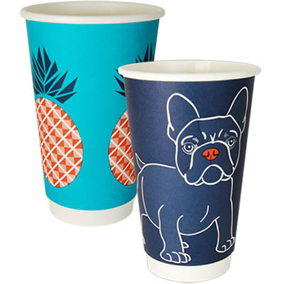 Image for ENVIROCHOICE GALLERY SERIES DOUBLE WALL COFFEE CUP 16OZ PACK 25 from Office National Capalaba