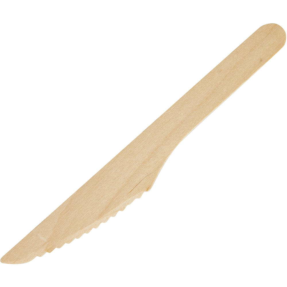 Image for ENVIROCHOICE WOODEN KNIFE 165MM PACK 100 from PaperChase Office National
