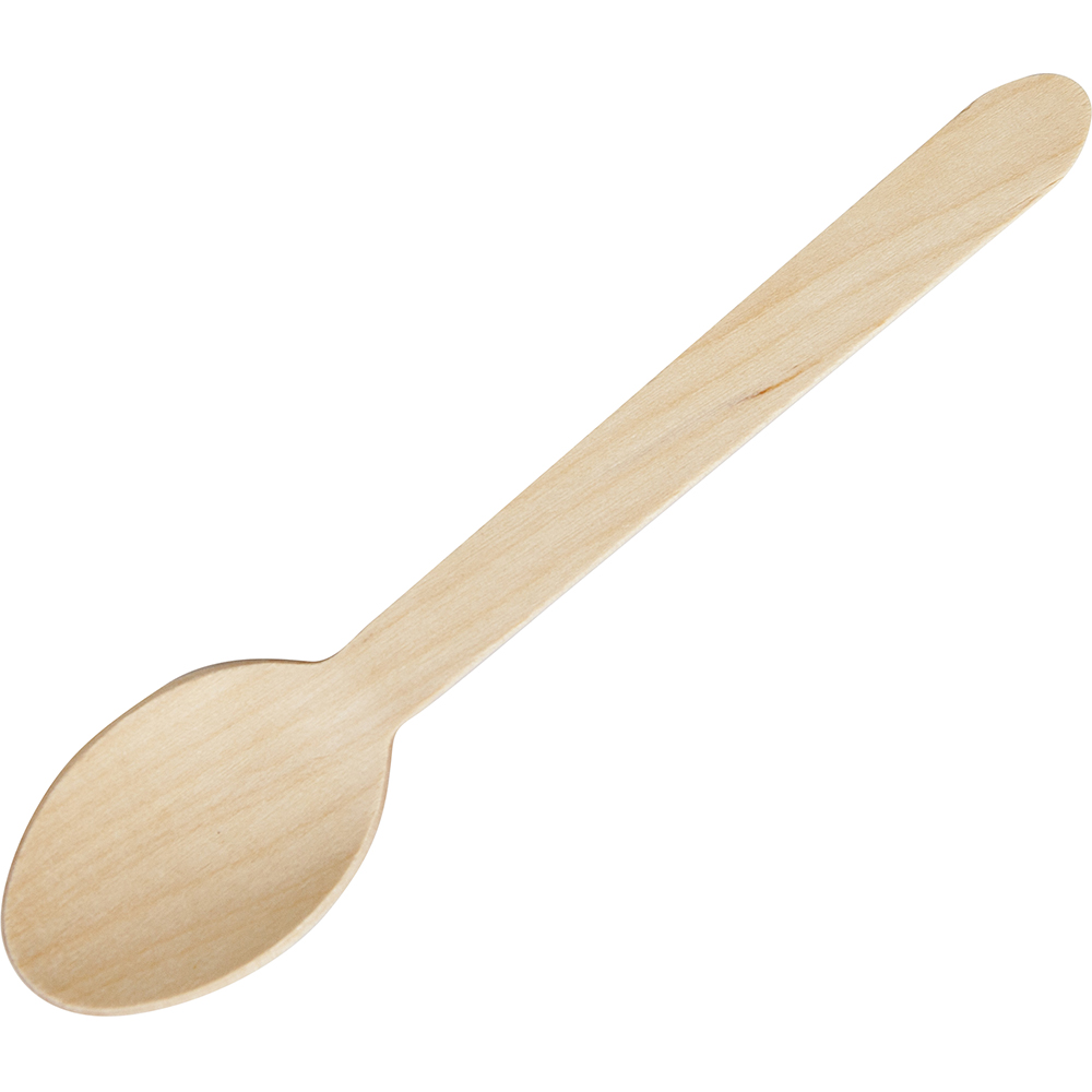 Image for ENVIROCHOICE WOODEN SPOON 160MM PACK 100 from Angletons Office National
