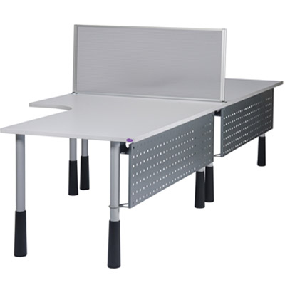 Image for SYLEX ICESCREEN DESK MOUNTED SCREEN 800 X 500MM GREY from Angletons Office National