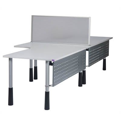 Image for SYLEX ICESCREEN DESK MOUNTED SCREEN 1500 X 500MM GREY from Aztec Office National