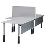 sylex icescreen desk mounted screen 1500 x 500mm grey
