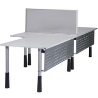 sylex icescreen desk mounted screen 1600 x 500mm grey
