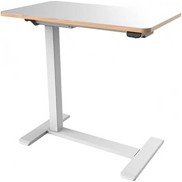 Image for MALMO ELECTRIC MOBILE DESK 700 X 400MM WHITE BASE WHITE TOP from Emerald Office Supplies Office National