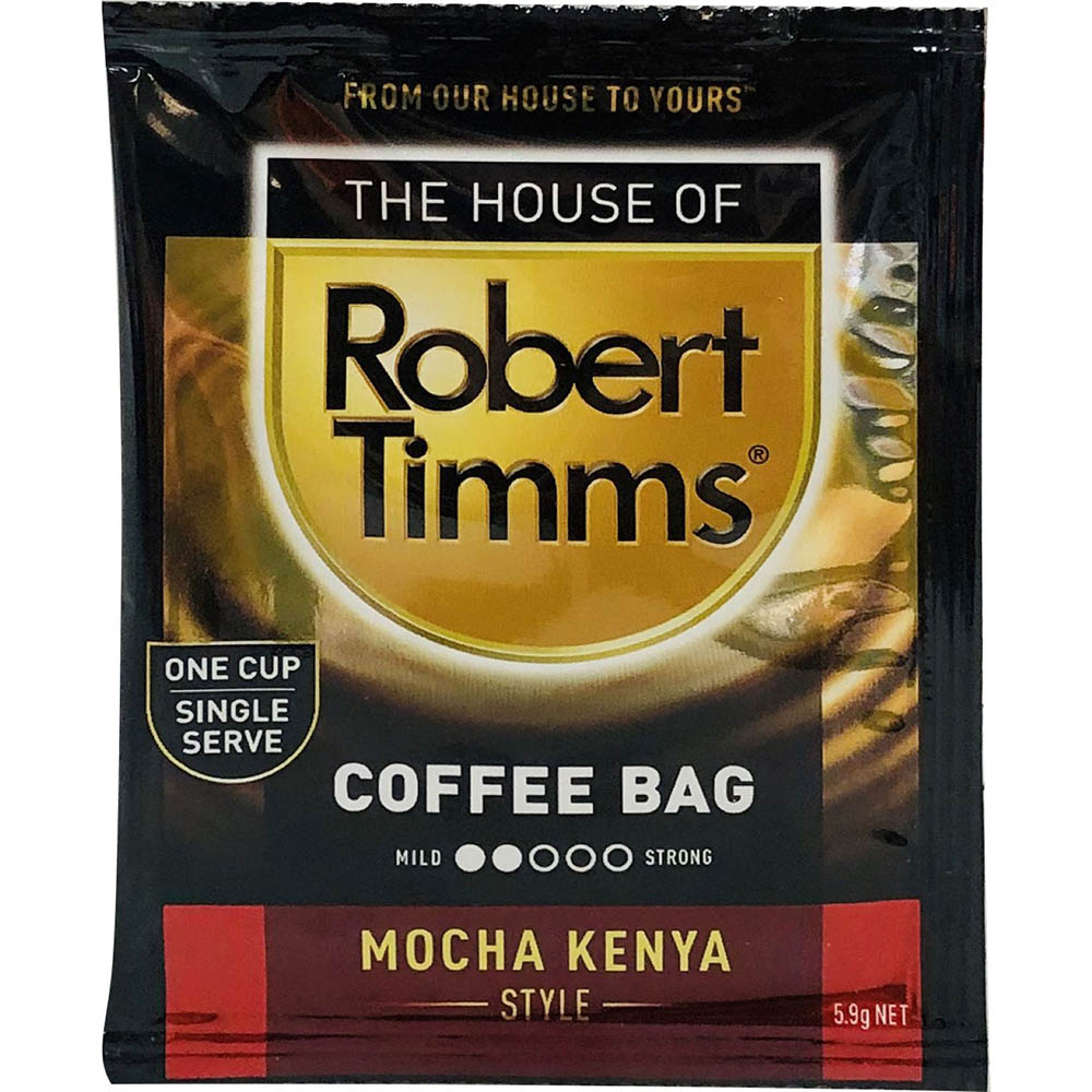 Image for ROBERT TIMMS COFFEE BAGS MOCHA KENYA PACK 100 from Discount Office National