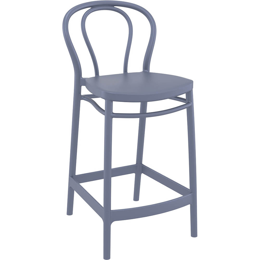 Image for SIESTA VICTOR BARSTOOL 650MM HIGH ANTHRACITE from Absolute MBA Office National